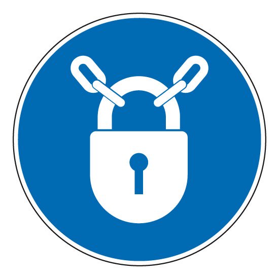 520445AutocollantObligationlaisserverrou