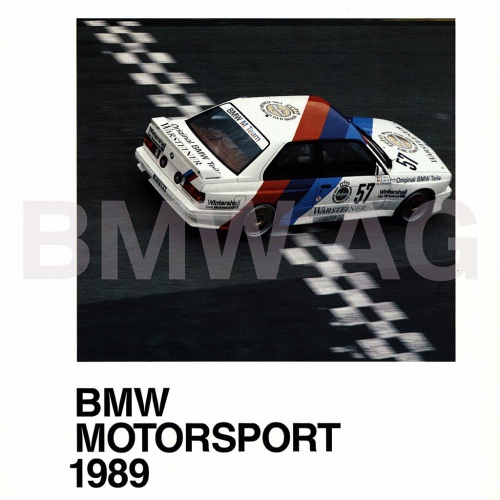 Plus d’informations sur « Magazine BMW Motorsport 1989 »