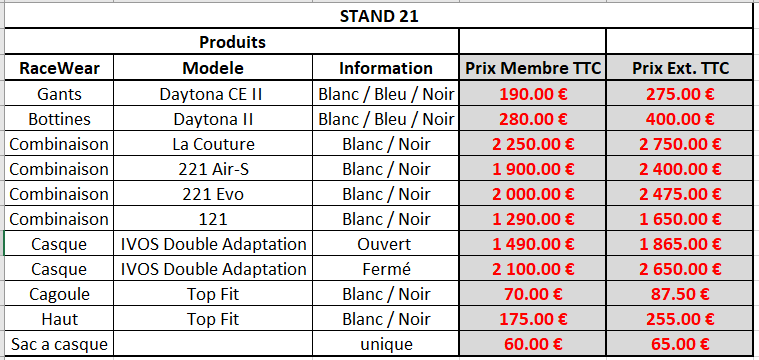 tarif racewear stand21 BMW M Club France.png