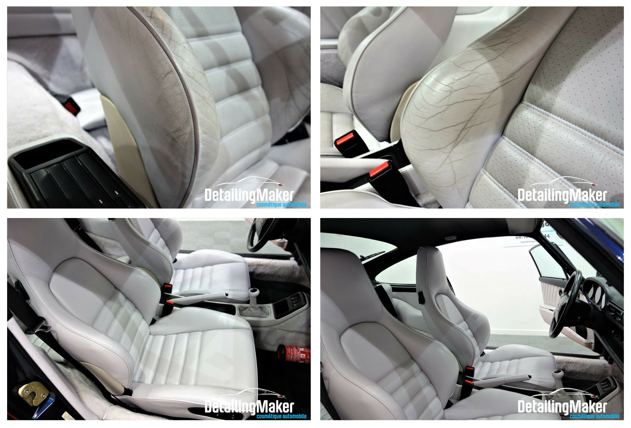 Porsche 996 Carrera 4S detailing et traitement céramique Gtechniq_avant-apres-siege.JPG