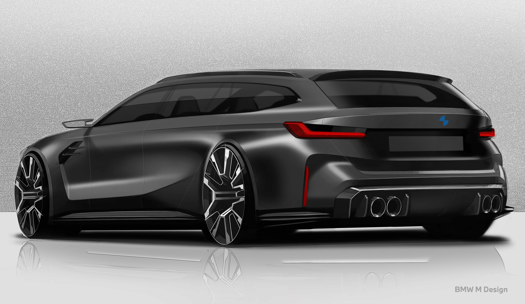 The first-ever BMW M3 Touring - Design Sketches
