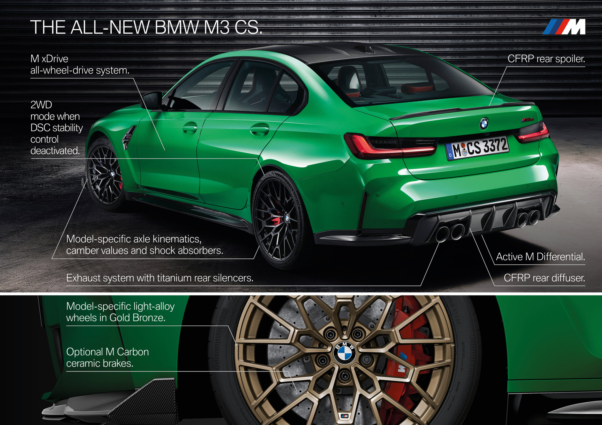 The all-new BMW M3 CS - Highlights (01/2023)