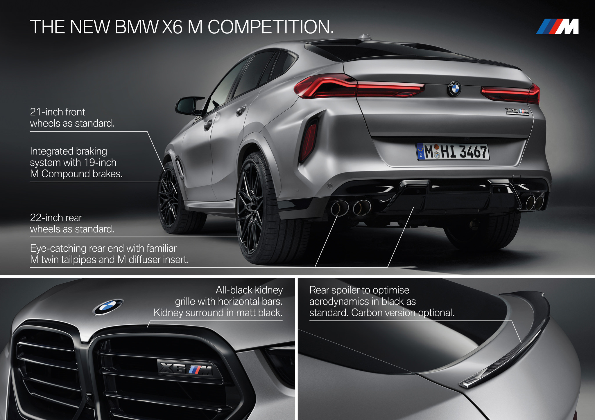 BMW X5 M Competition F95 et BMW X6 M Competition F96 - Points forts