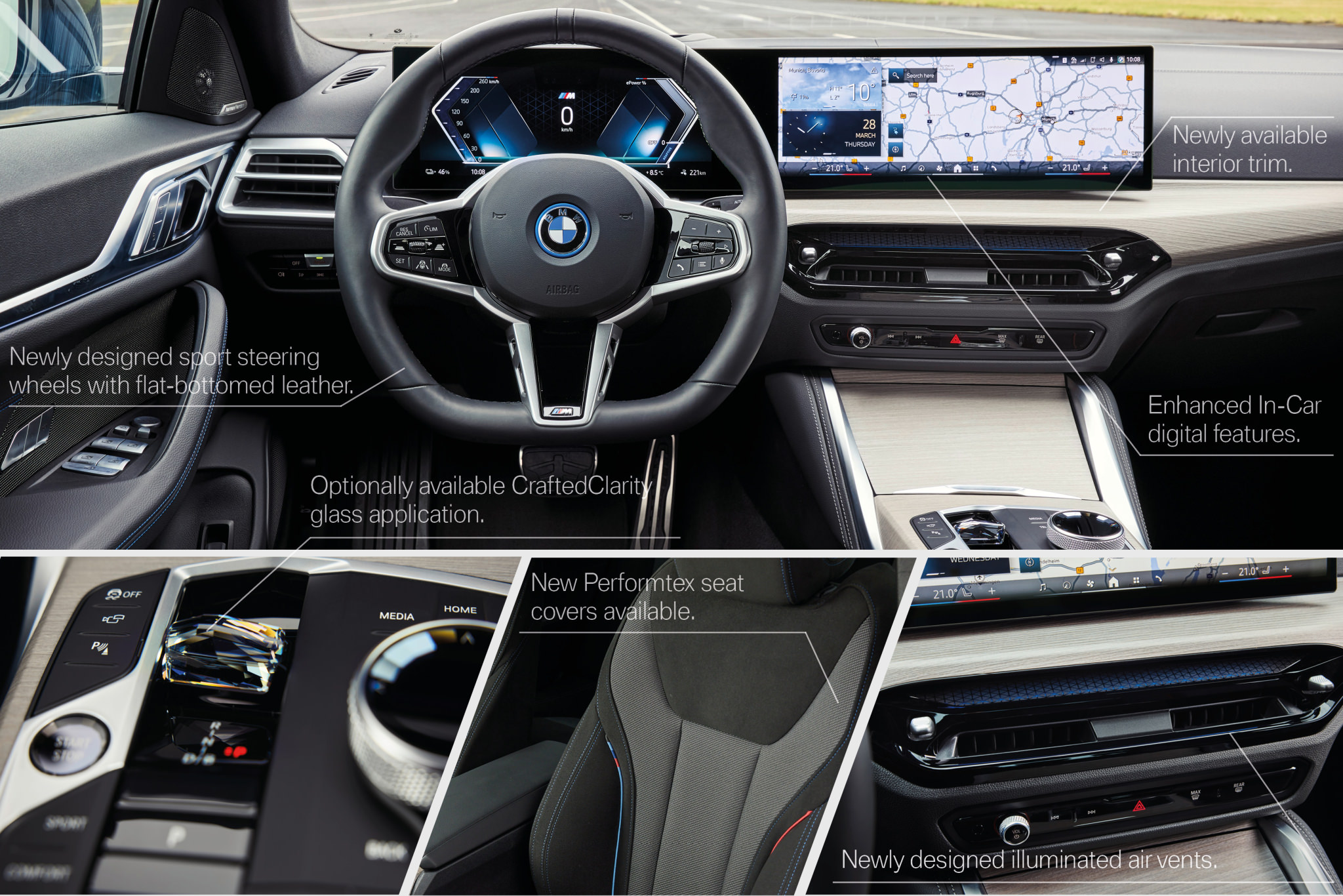 The new BMW i4 eDrive40 – Interieur